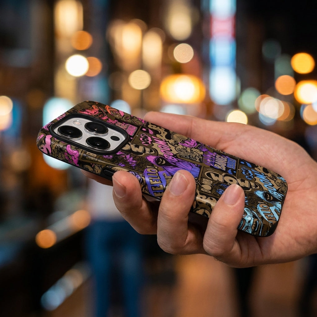 Hybrid Phone Case MagSafe Compatible - Street Graffiti