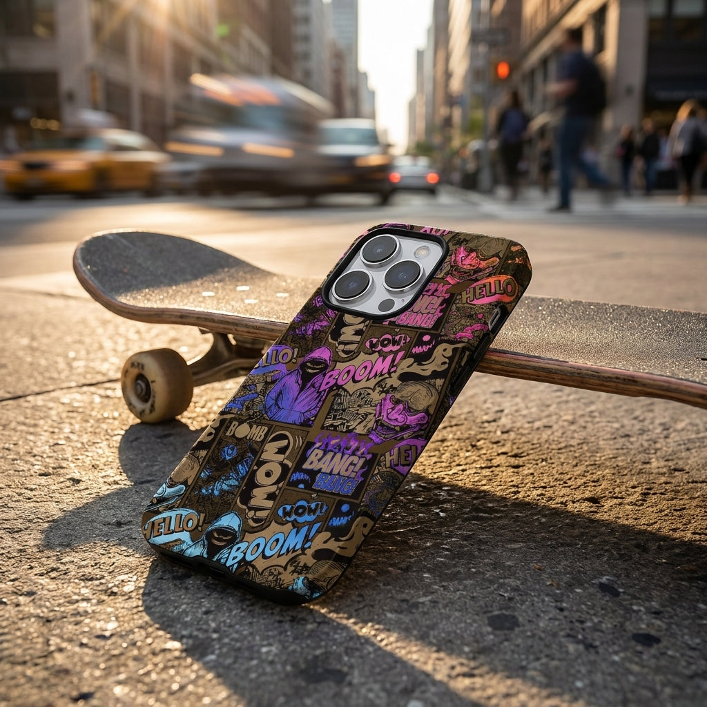 Hybrid Phone Case MagSafe Compatible - Street Graffiti
