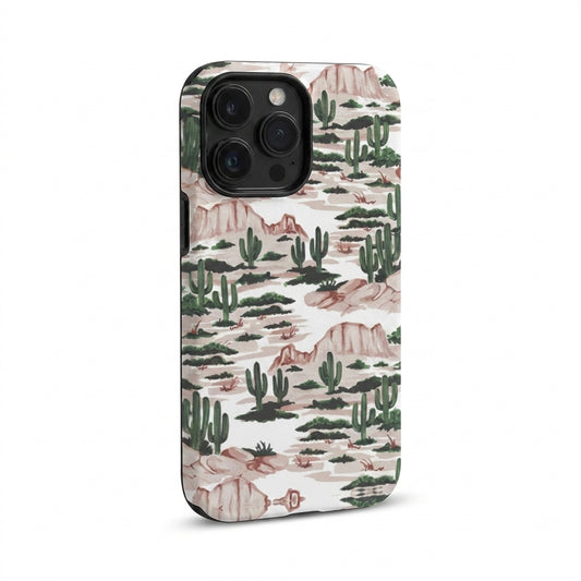 Hybrid Phone Case MagSafe Compatible - Cactus