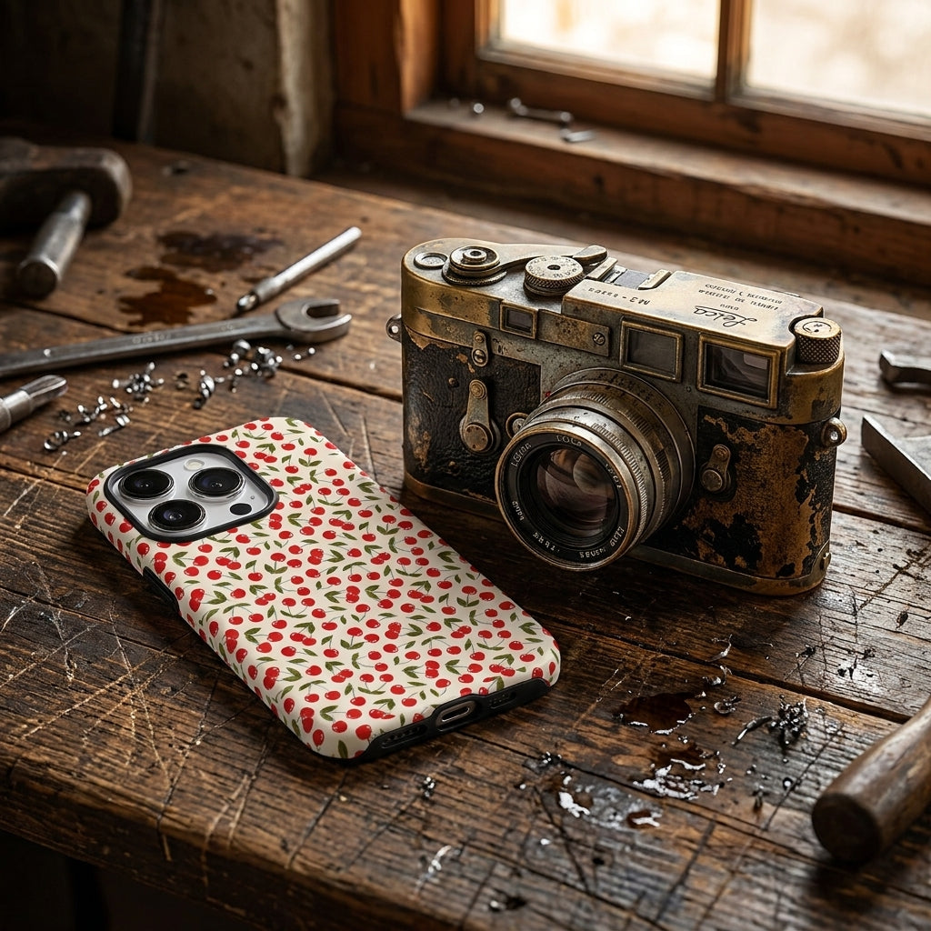Hybrid Phone Case MagSafe Compatible - Cherry