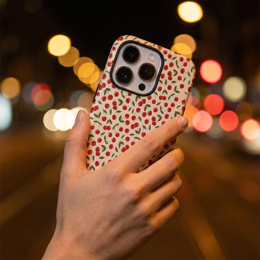 Hybrid Phone Case MagSafe Compatible - Cherry