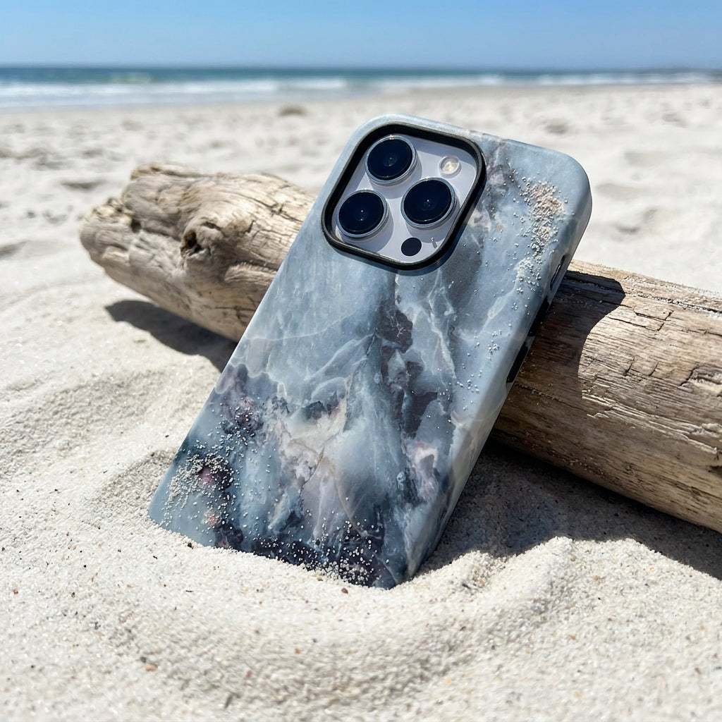 Hybrid Phone Case MagSafe Compatible - Marble