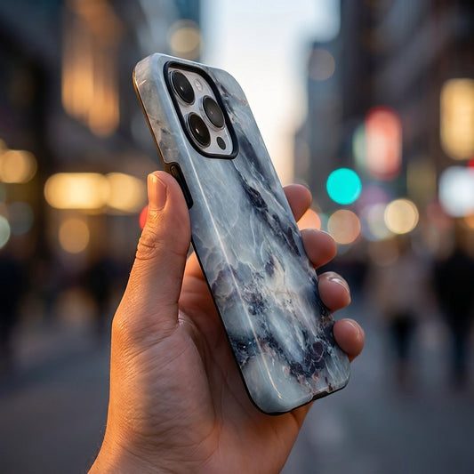 Hybrid Phone Case MagSafe Compatible - Marble