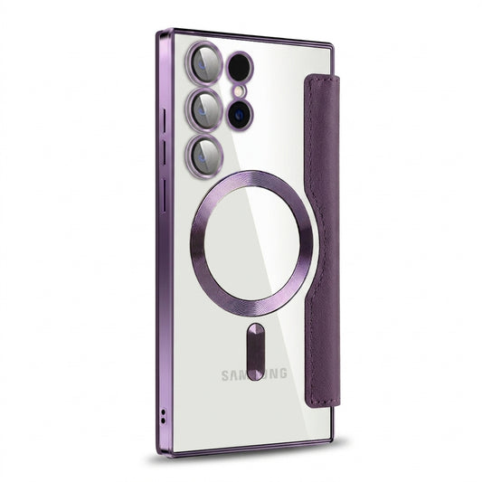 Galaxy S Wallet Case MagSafe Compatible - Dark Purple
