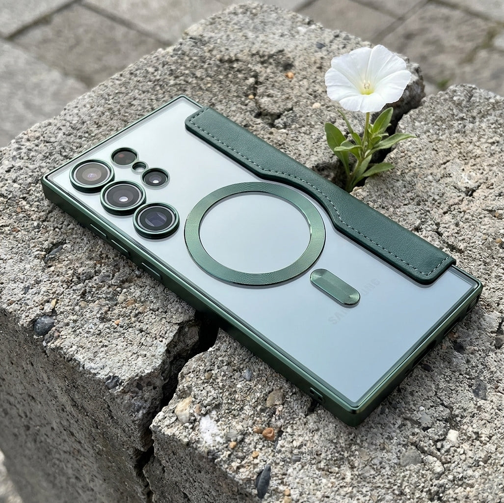 Galaxy S Wallet Case MagSafe Compatible - Dark Green