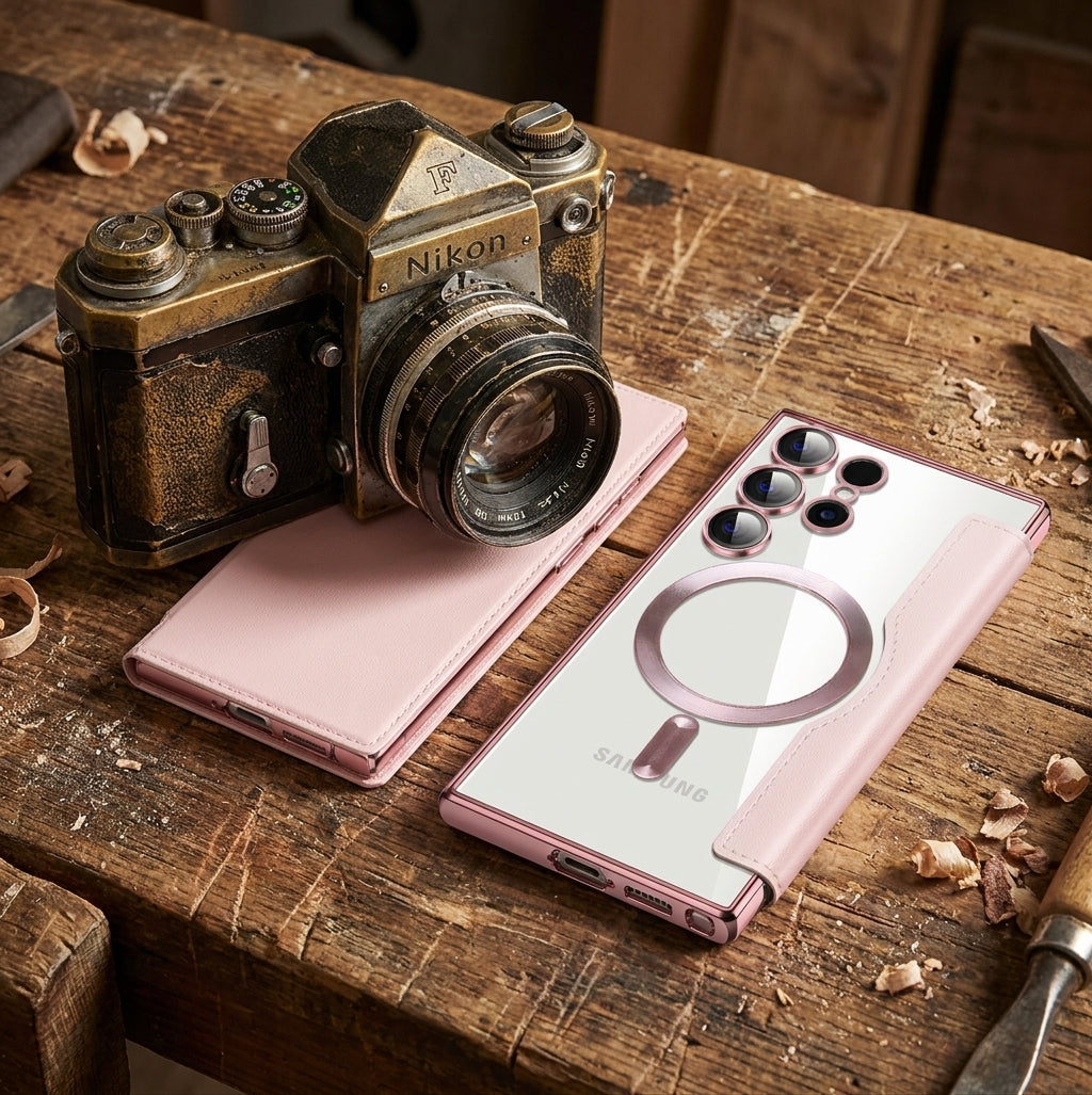 Galaxy S Wallet Case MagSafe Compatible - Blush Pink