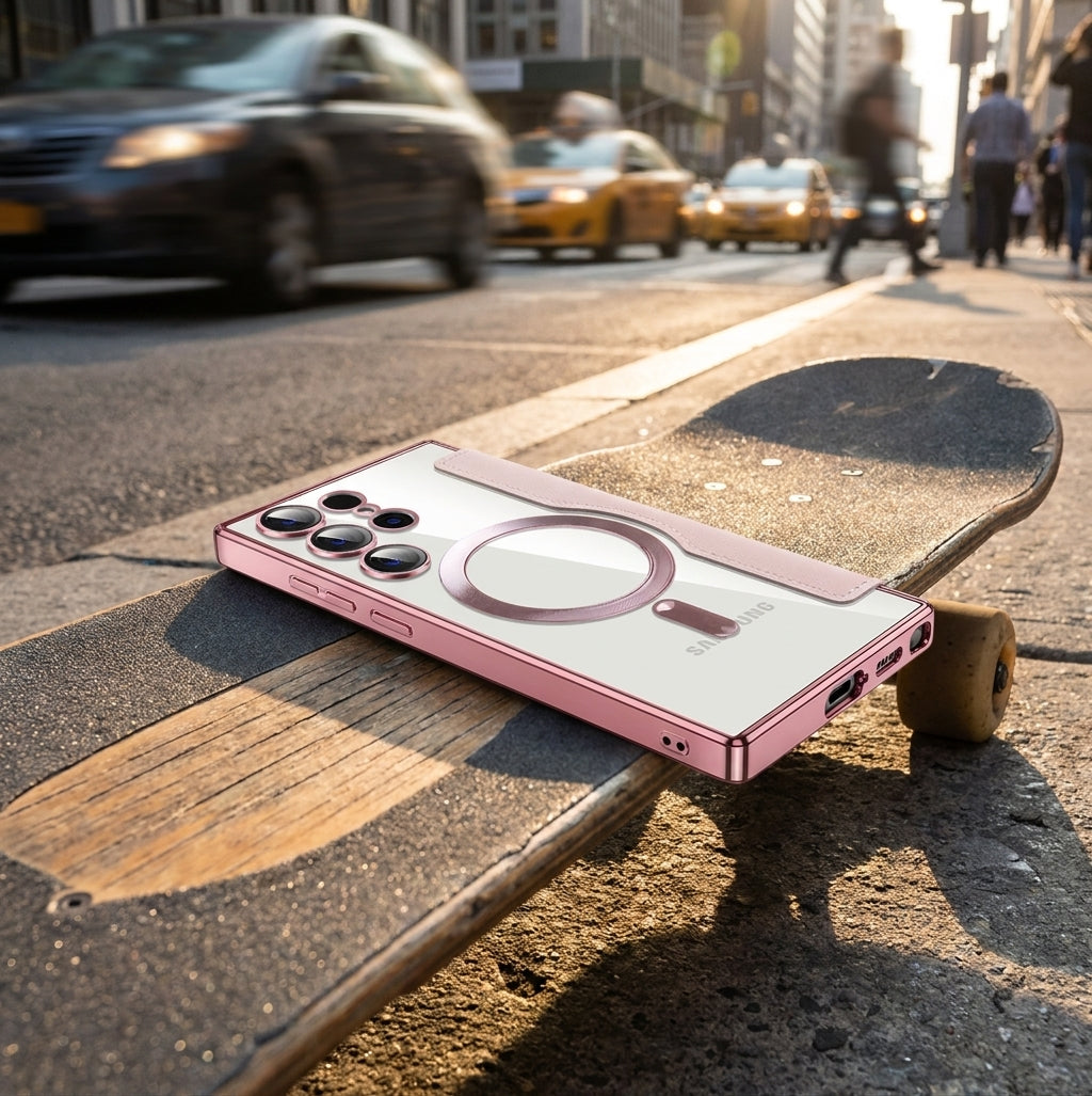 Galaxy S Wallet Case MagSafe Compatible - Blush Pink