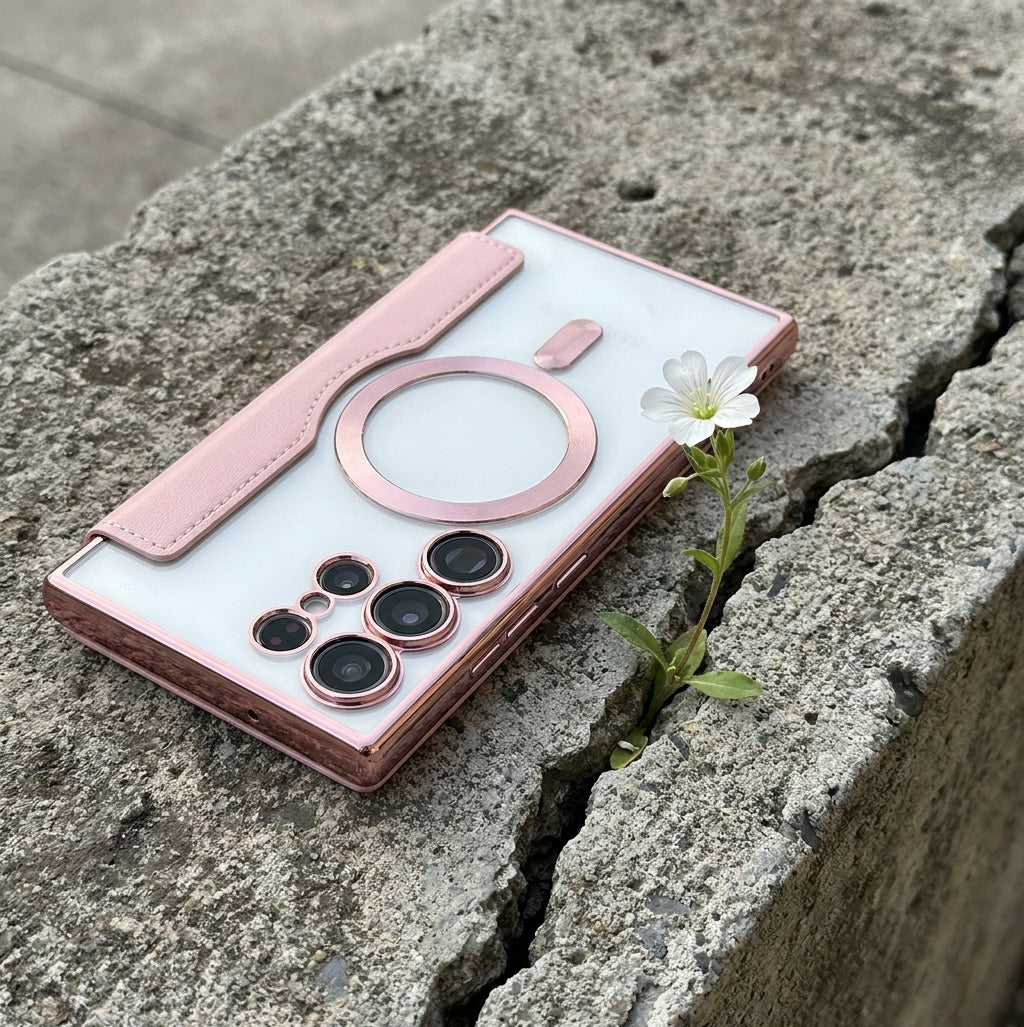Galaxy S Wallet Case MagSafe Compatible - Blush Pink