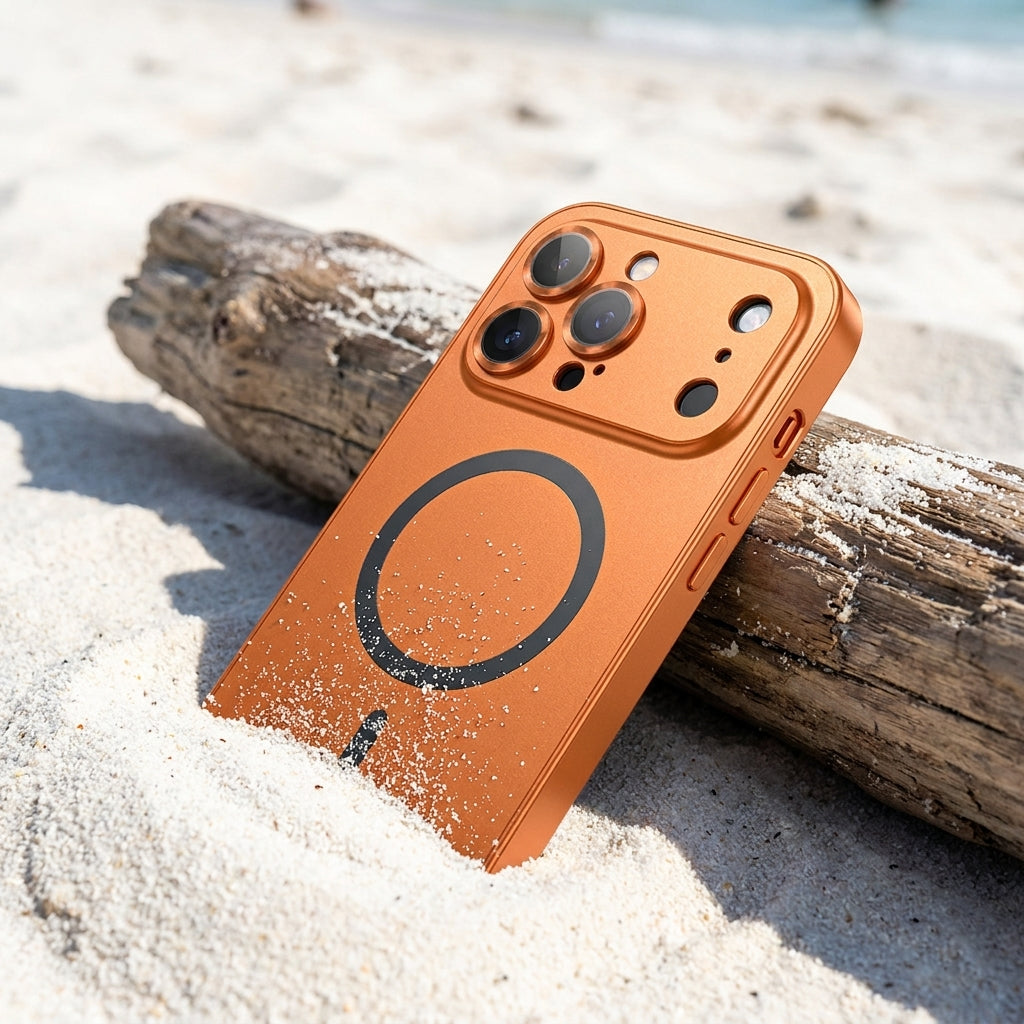 Metal Frame Phone Case MagSafe - Cosmic Orange
