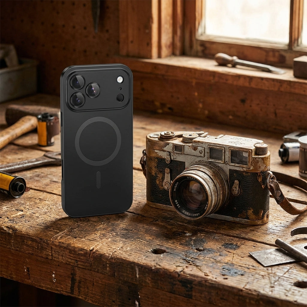 Metal Frame Phone Case MagSafe - Midnight Black