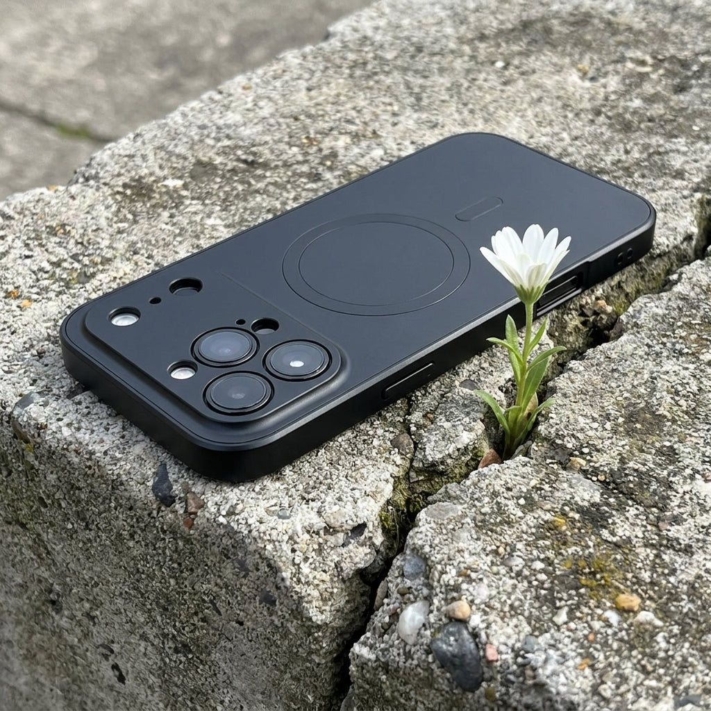Metal Frame Phone Case MagSafe - Midnight Black