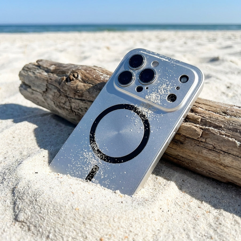Metal Frame Phone Case MagSafe - Titanium Silver