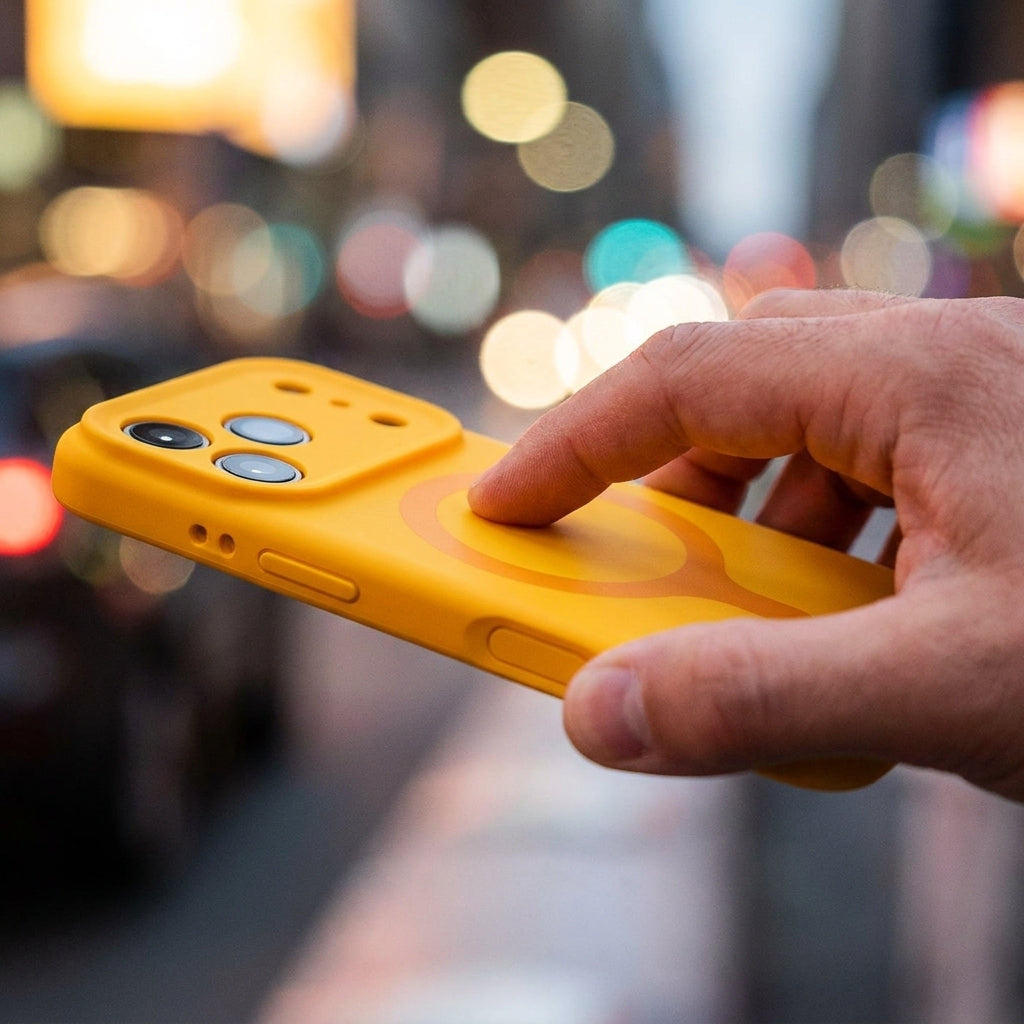 MagSafe Silicone Phone Case Precise Fit - Lemon Yellow
