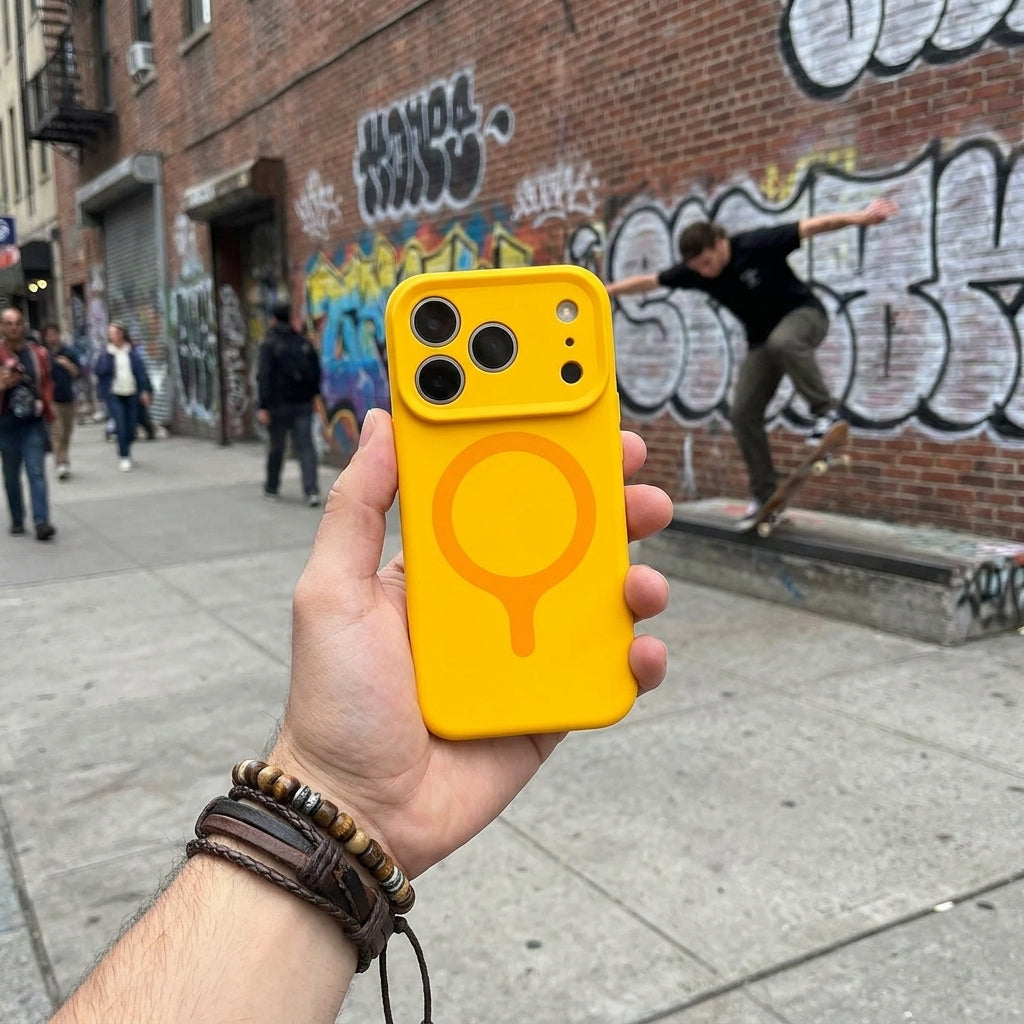 MagSafe Silicone Phone Case Precise Fit - Lemon Yellow