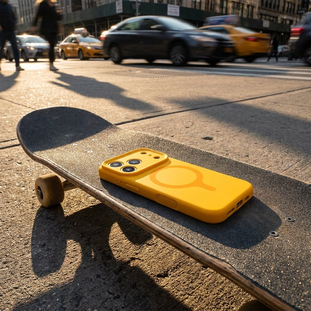 MagSafe Silicone Phone Case Precise Fit - Lemon Yellow