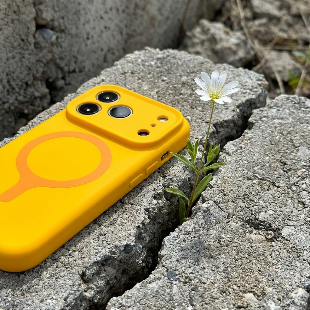 MagSafe Silicone Phone Case Precise Fit - Lemon Yellow