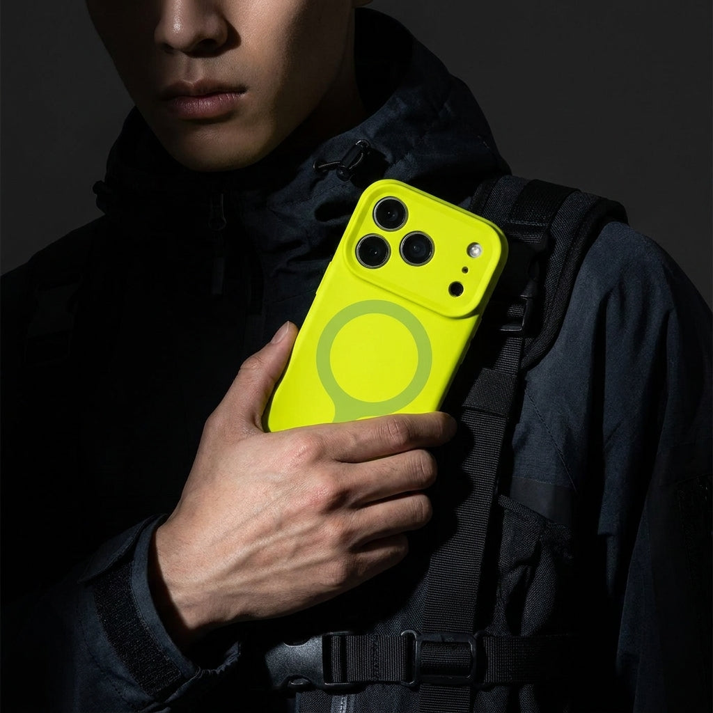 MagSafe Silicone Phone Case Precise Fit - Avocado Green