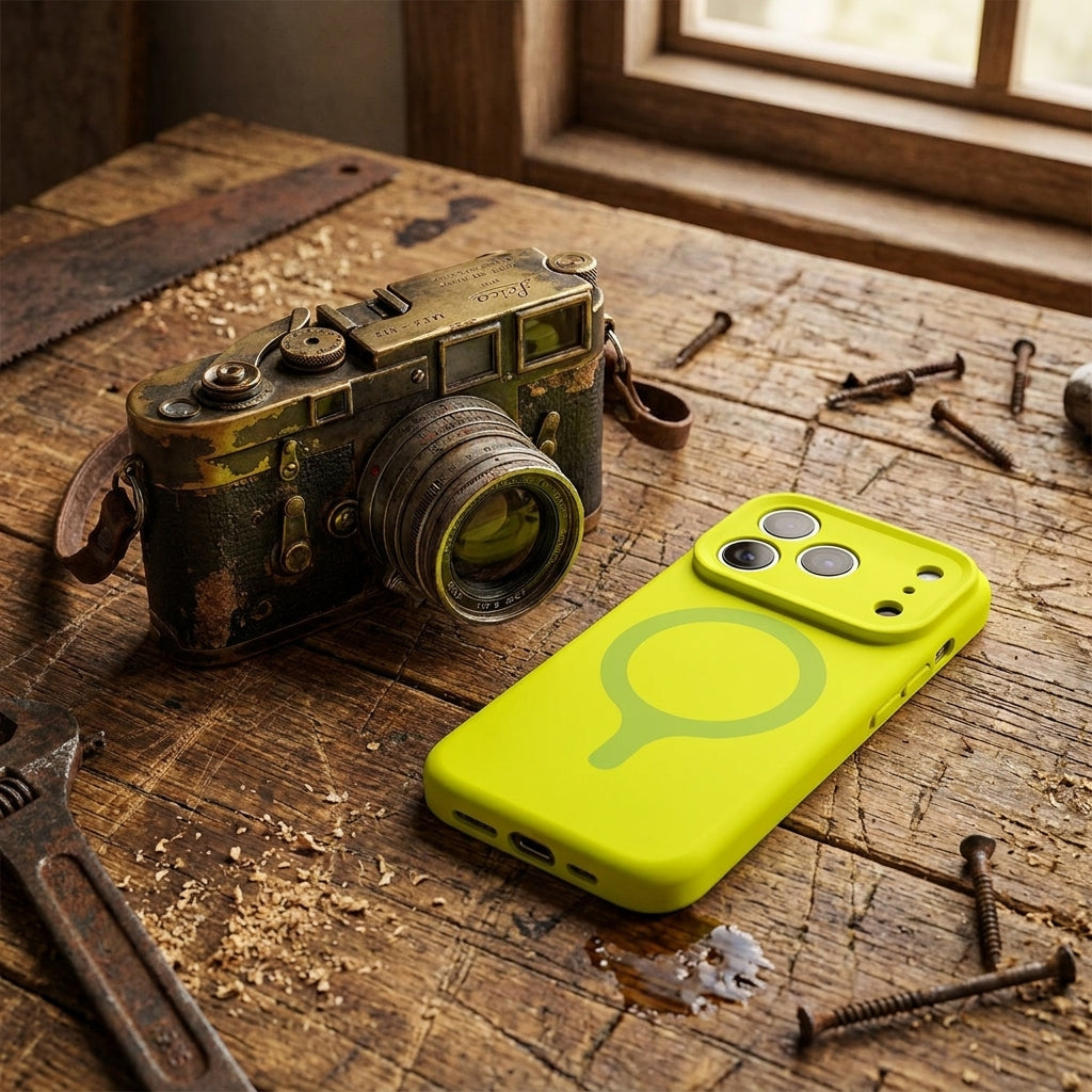 MagSafe Silicone Phone Case Precise Fit - Avocado Green