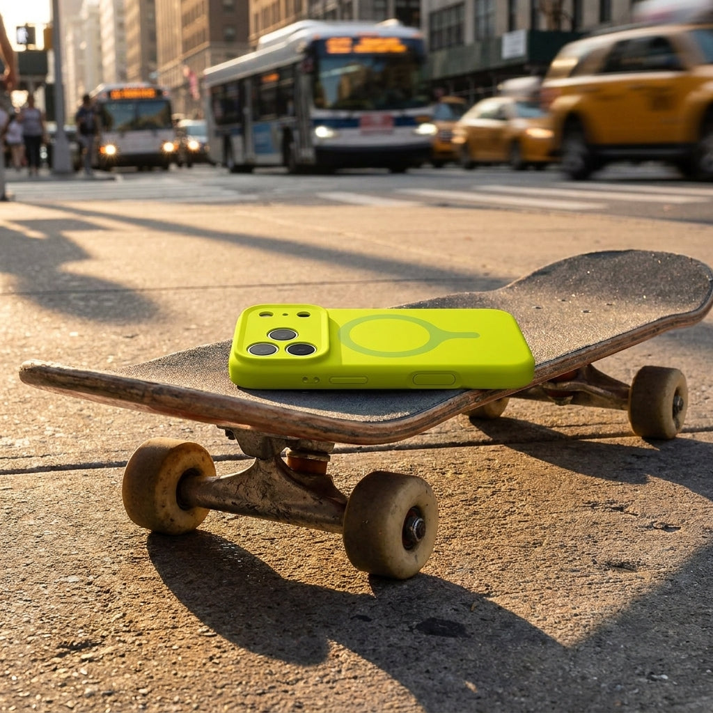 MagSafe Silicone Phone Case Precise Fit - Avocado Green