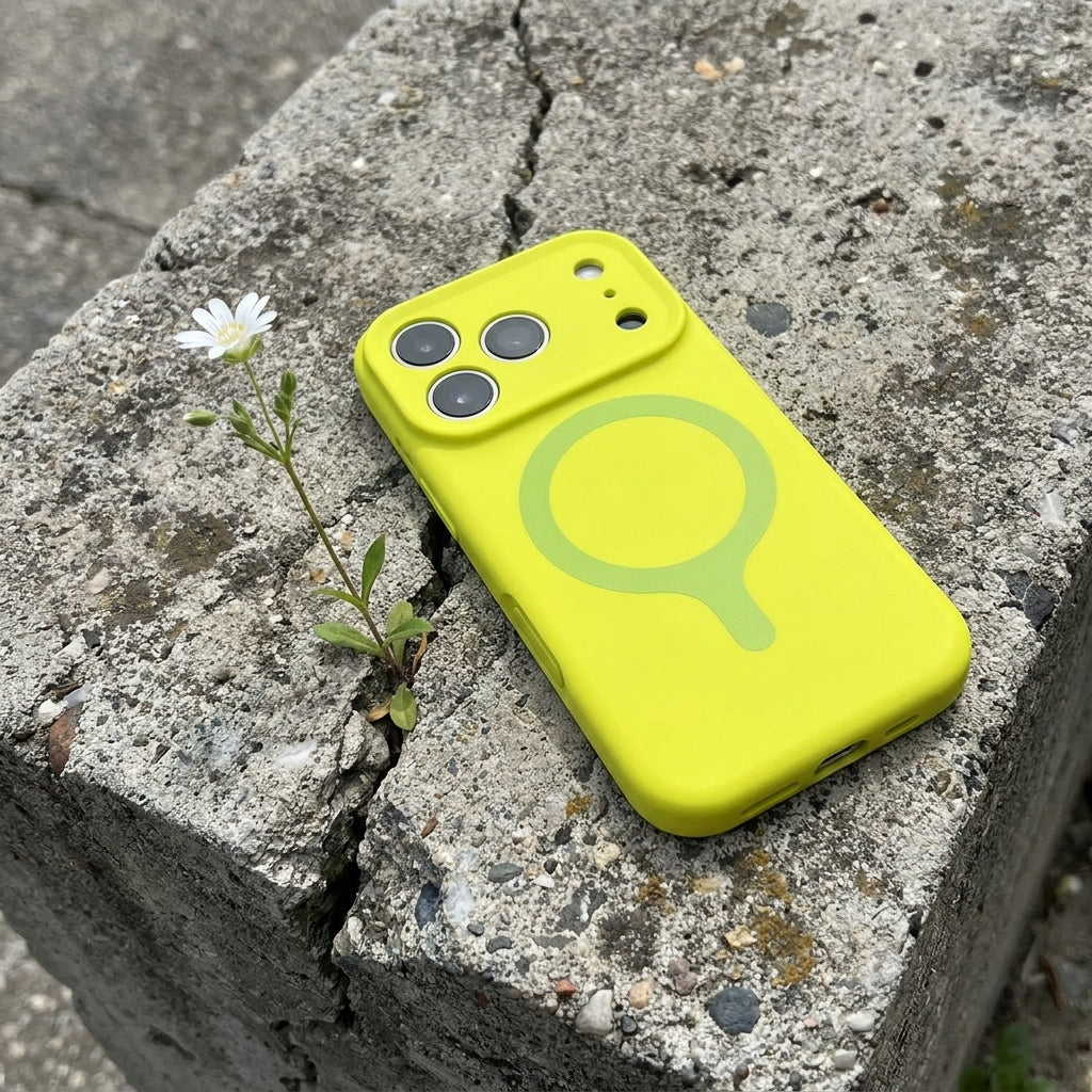 MagSafe Silicone Phone Case Precise Fit - Avocado Green
