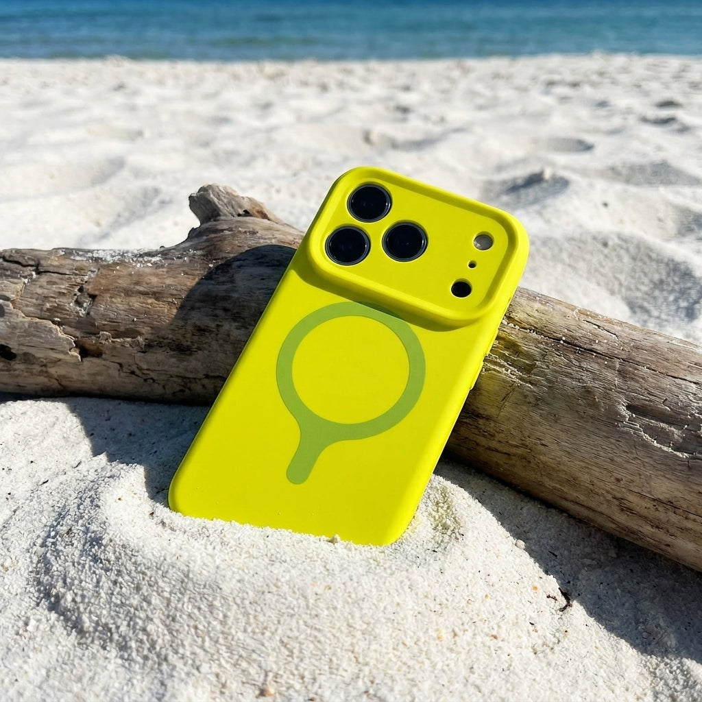 MagSafe Silicone Phone Case Precise Fit - Avocado Green