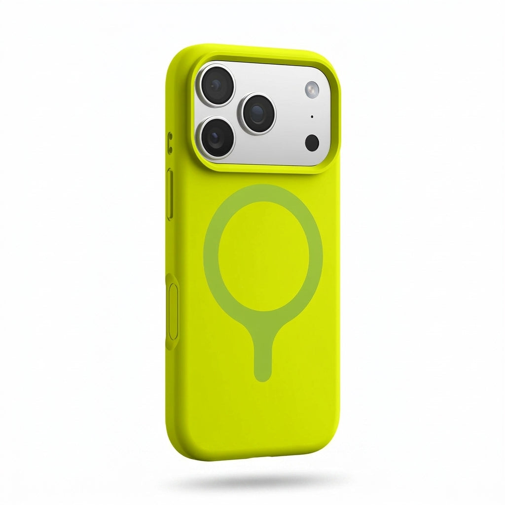 MagSafe Silicone Phone Case Open Camera - Avocado Green