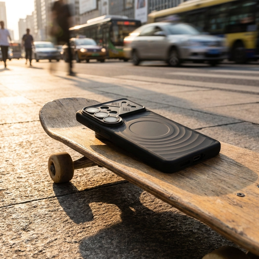 Ripple Magnetic Phone Case for Galaxy S - Premium Black