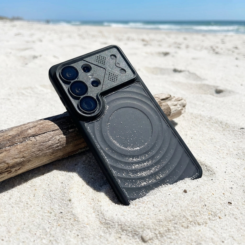 Ripple Magnetic Phone Case for Galaxy S - Premium Black