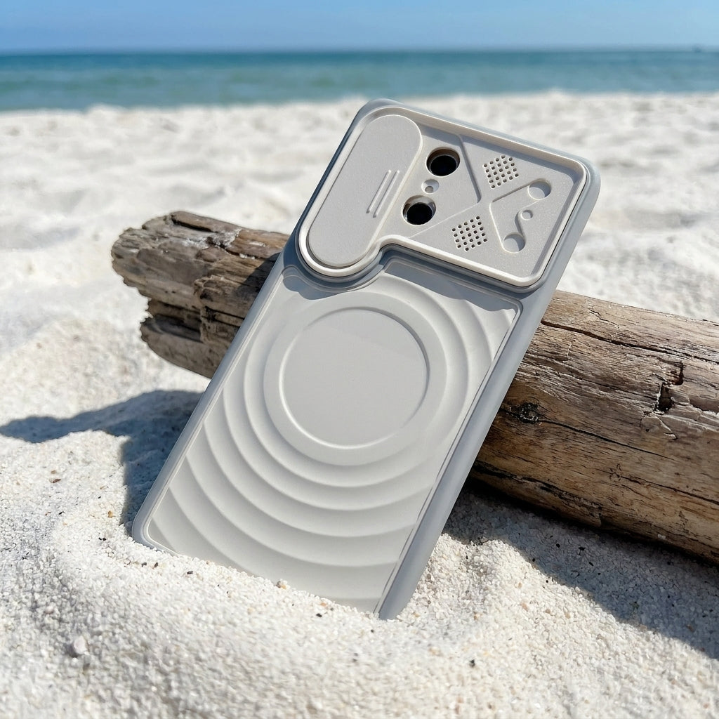 Ripple Magnetic Phone Case for Galaxy S - Premium White