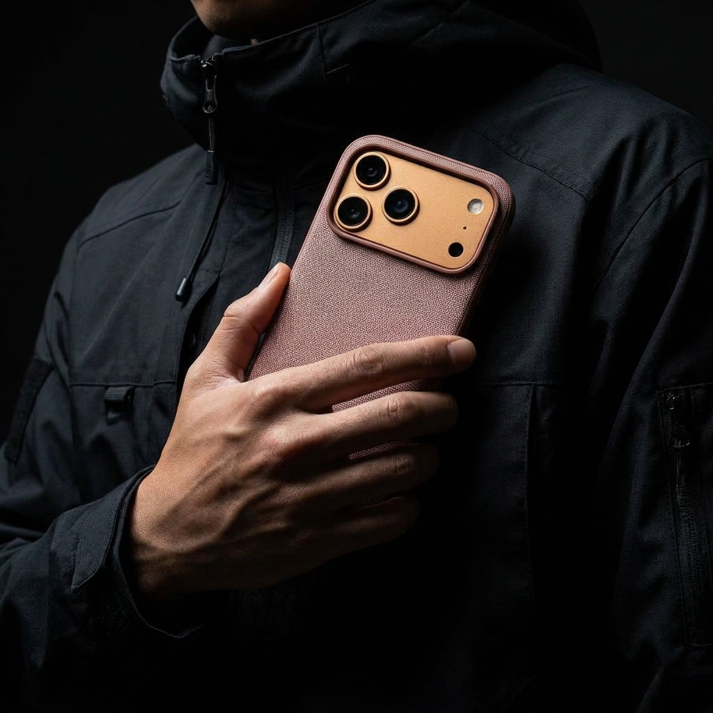 Magnetic Phone Case | Technol logy fasbric Case - Brown