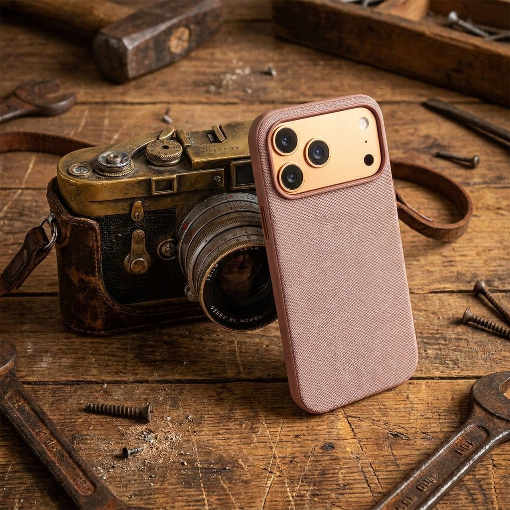 Magnetic Phone Case | Technol logy fasbric Case - Brown