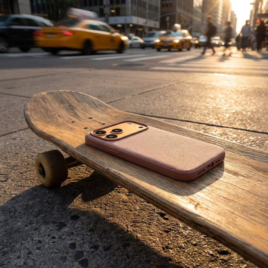 Magnetic Phone Case | Technol logy fasbric Case - Brown