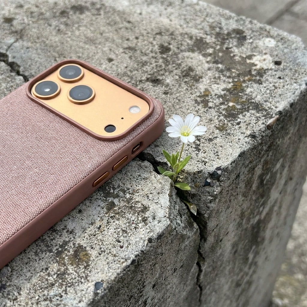 Magnetic Phone Case | Technol logy fasbric Case - Brown