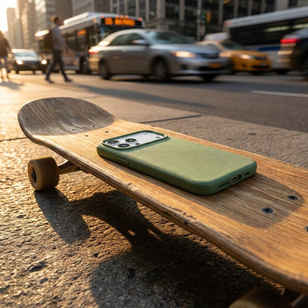 Magnetic Phone Case | Technology fasbric Case - Green