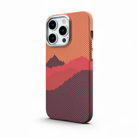 Magnetic Phone Case | Carbon Fiber Case with Kevlar Weave –  Orange Mountain Peak