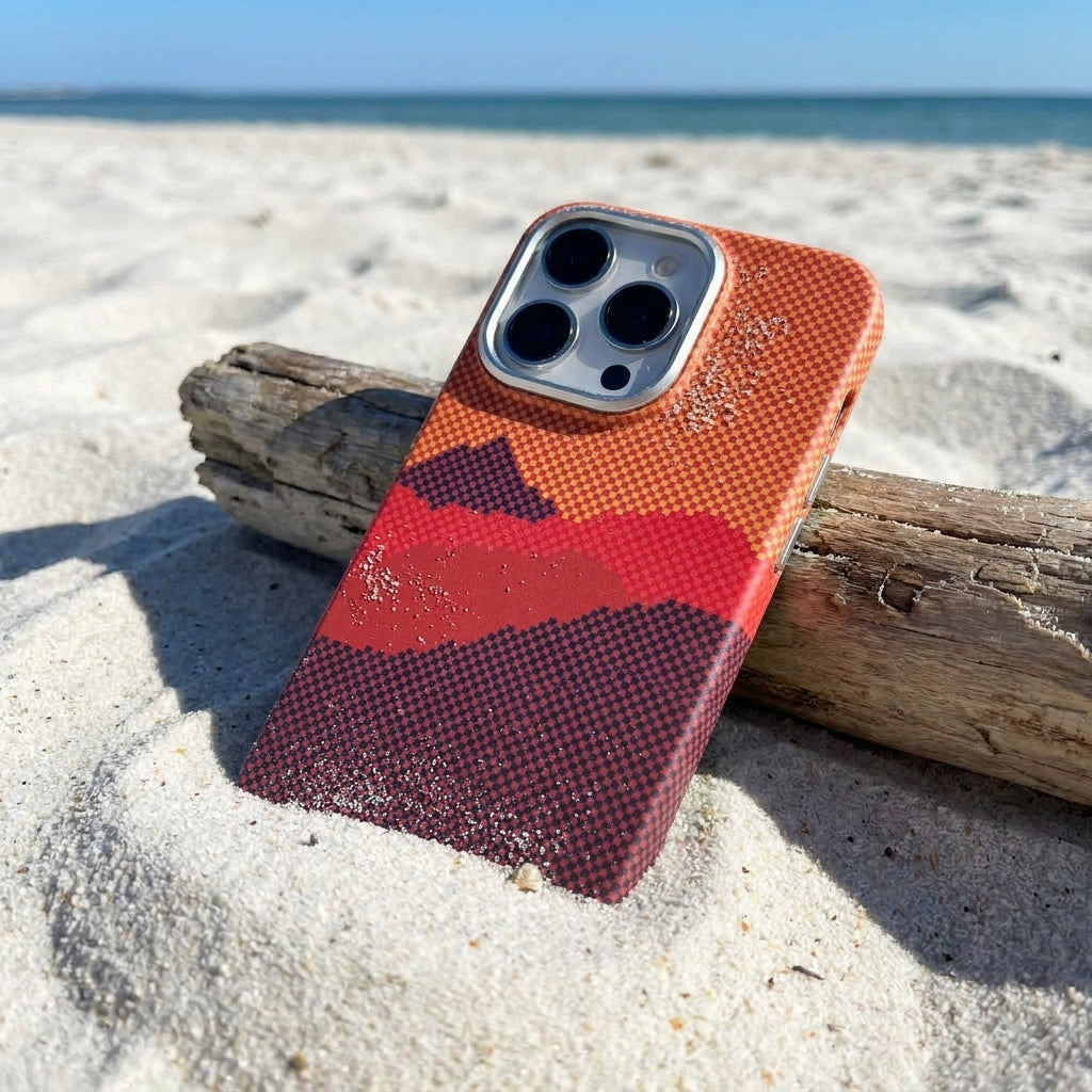 Magnetic Phone Case | Carbon Fiber Case with Kevlar Weave –  Orange Mountain Peak