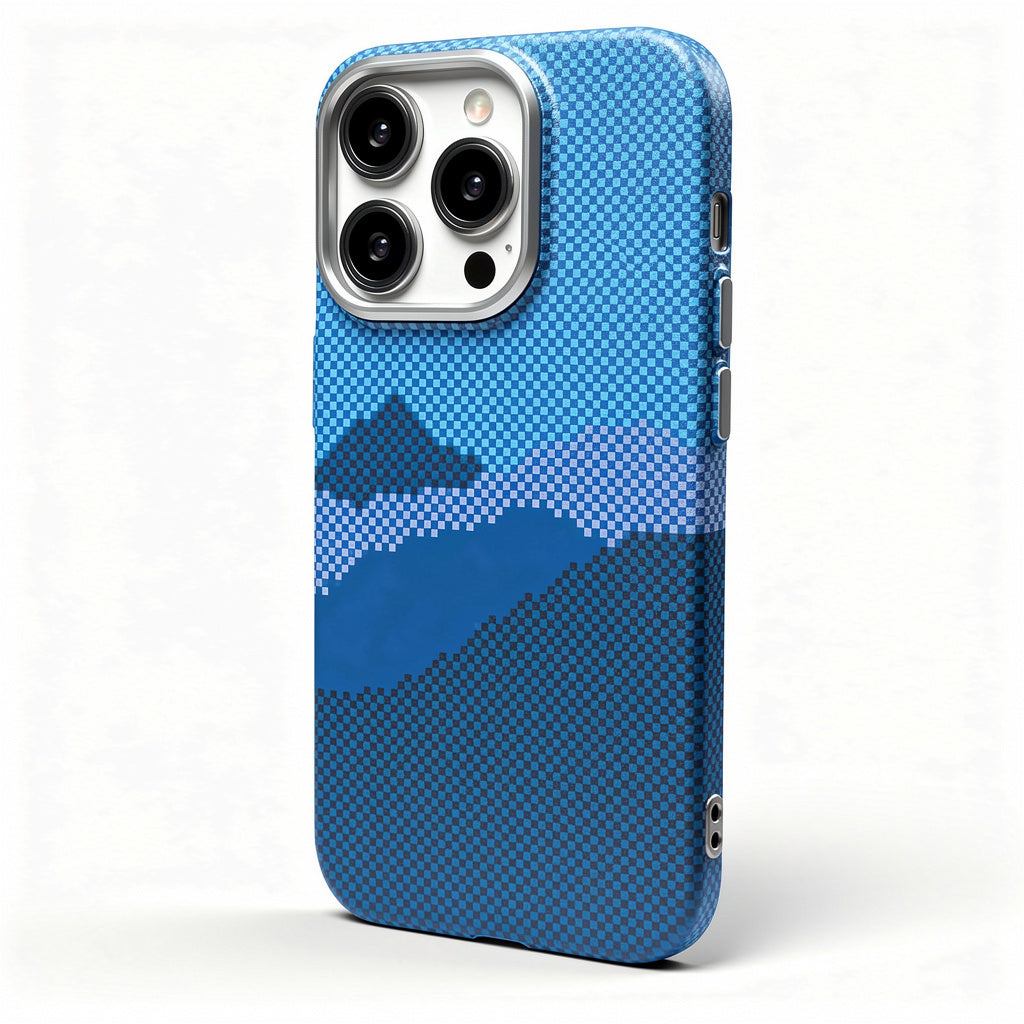 Magnetic Phone Case | Carbon Fiber Case with Kevlar Weave –  Blue Mountain Peak