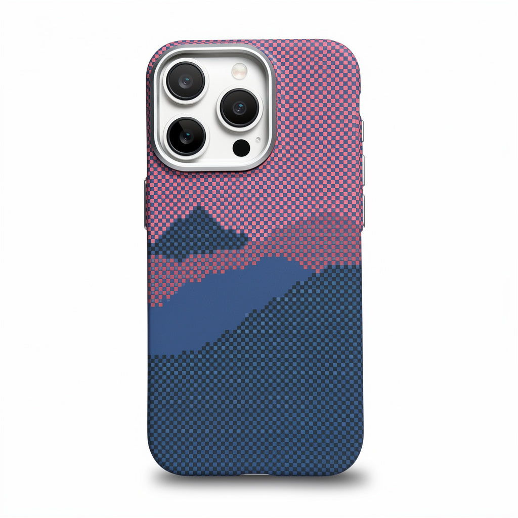 Magnetic Phone Case | Carbon Fiber Case with Kevlar Weave –  Red Mountain Peak