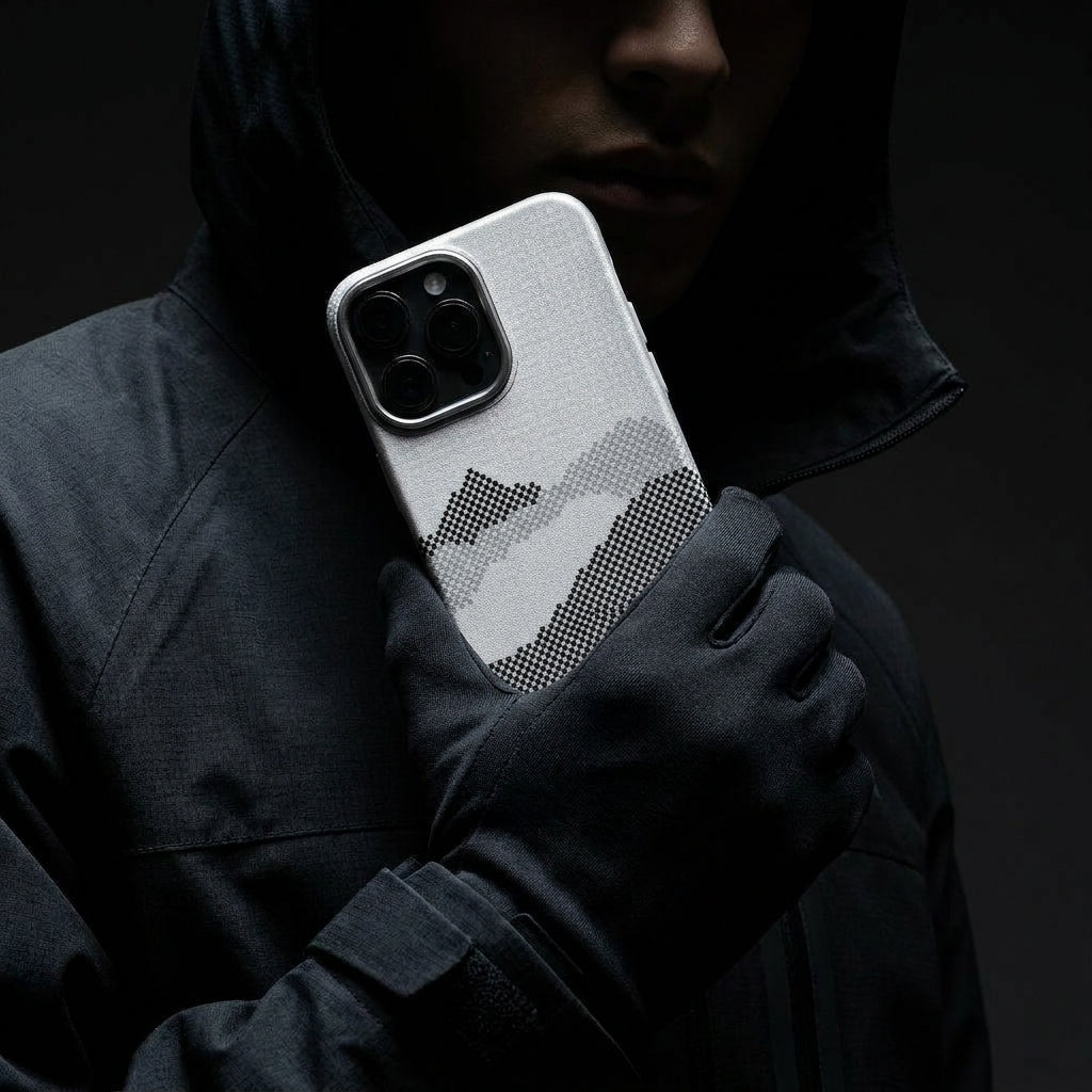 Magnetic Phone Case | Carbon Fiber Case with Kevlar Weave –  Grey Mountain Peak