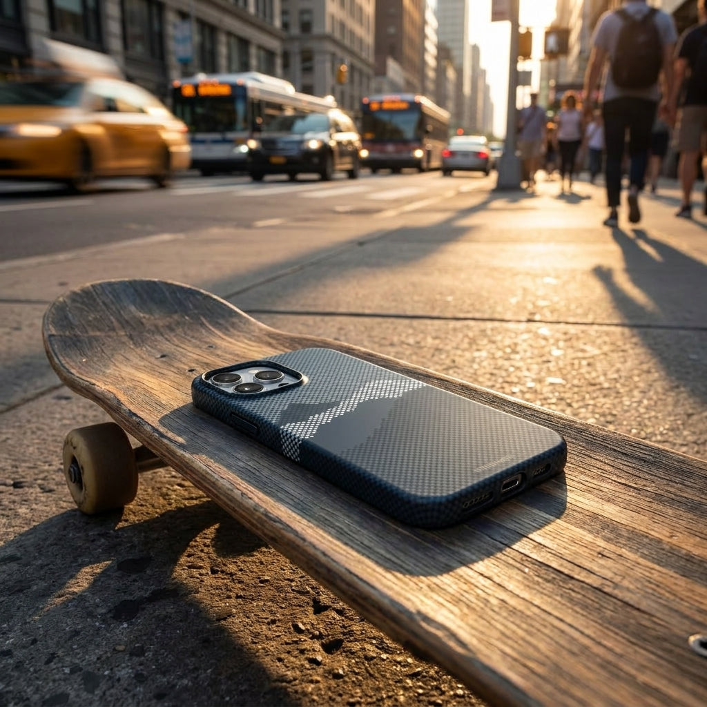 Magnetic Phone Case | Carbon Fiber Case with Kevlar Weave –  Black Mountain Peak