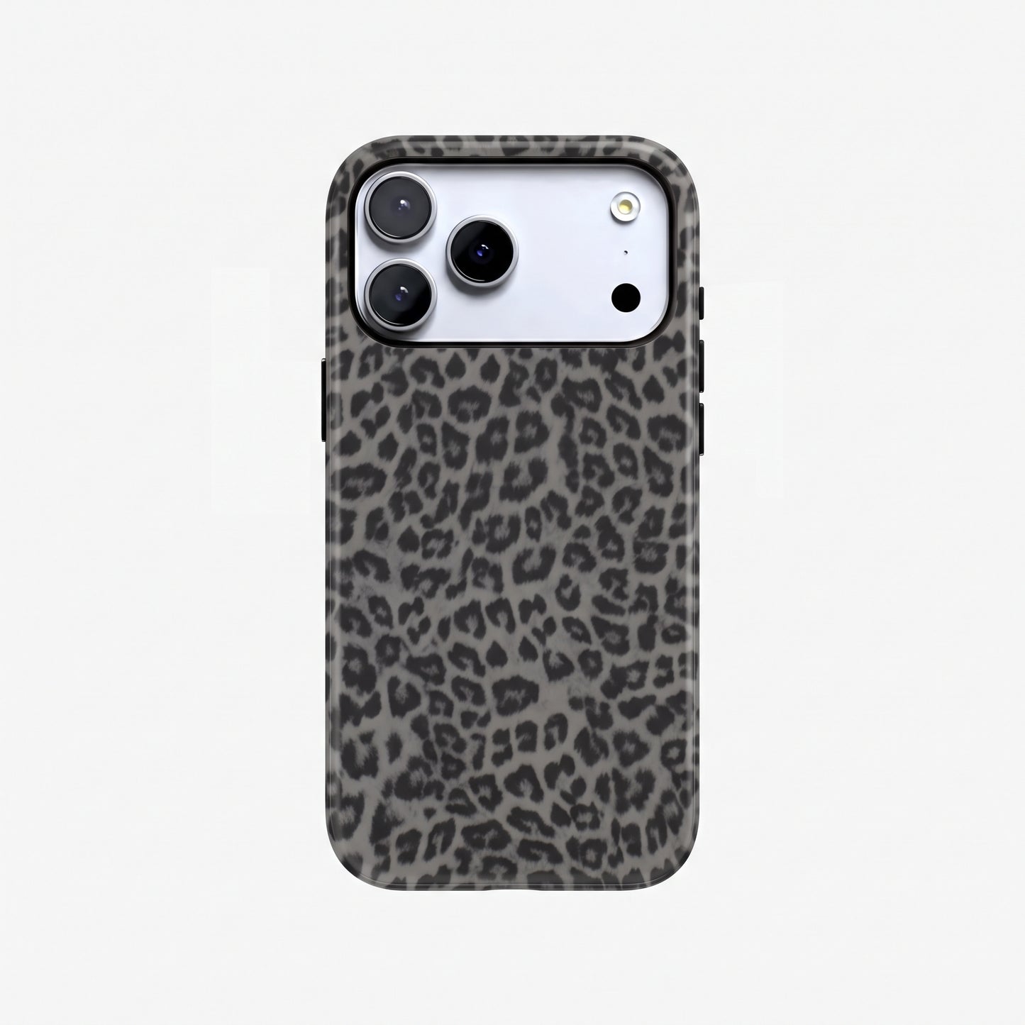 Magnetic Phone Case | Grey Dark Leopard