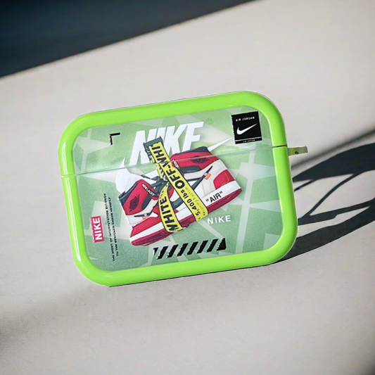 Limited AirPods Case | NK x OW Sneakers Green Case