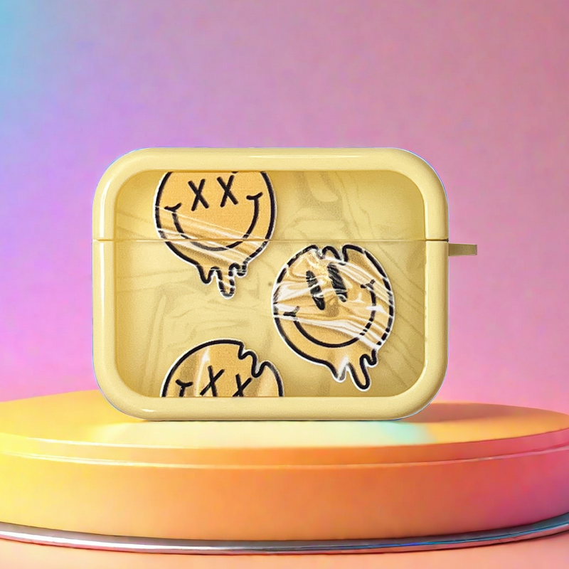 Limited AirPods Case | DR Melting Smiles Yellow