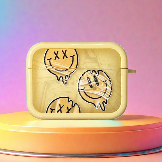 Limited AirPods Case | DR Melting Smiles Yellow