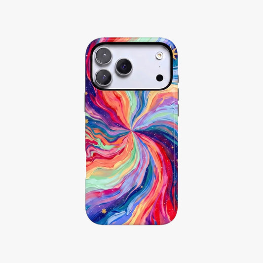 Magnetic Phone Case | Colorful Swirl Oil Painting Galaxy Cosmic Aesthetic