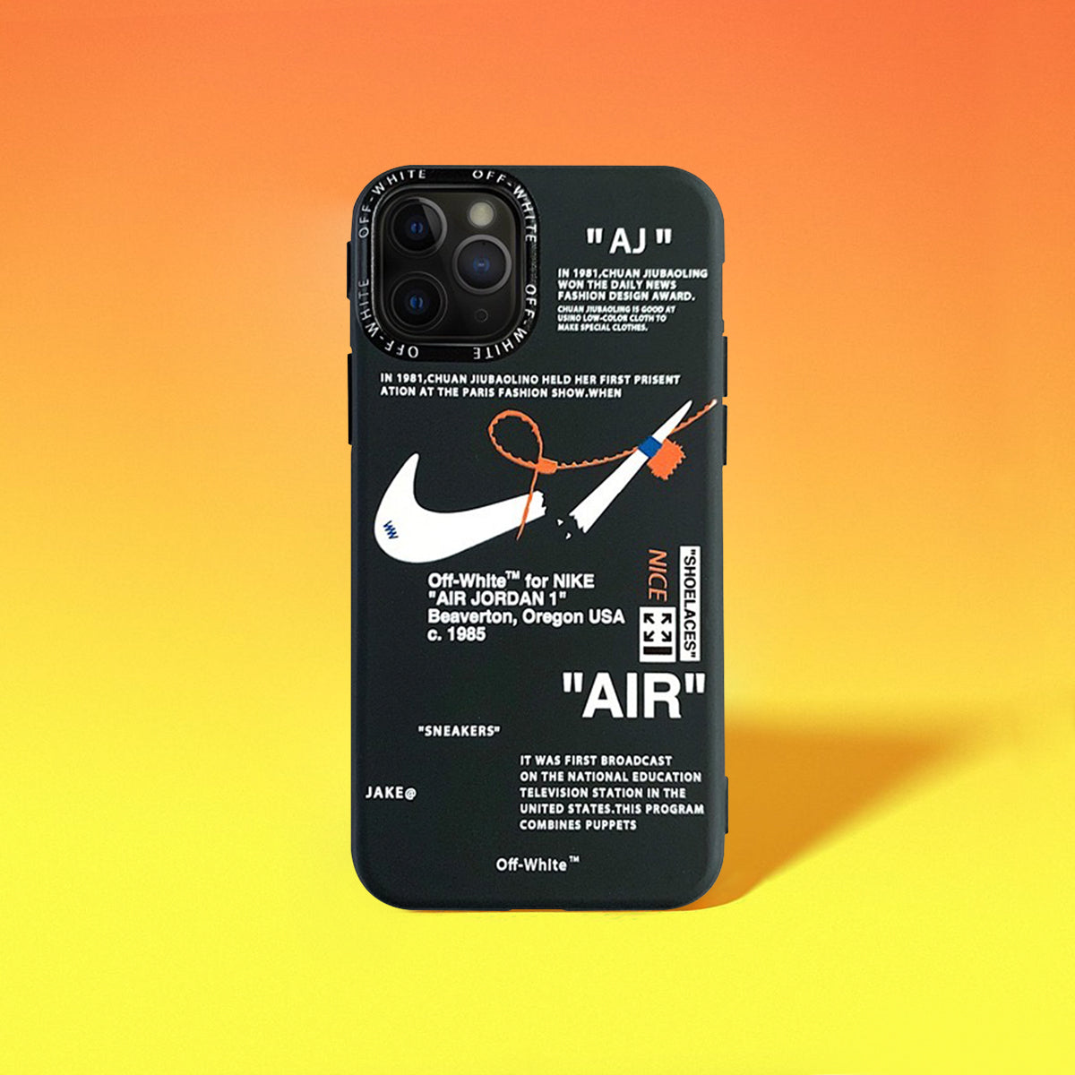 2024激安通販 SPICEUP STUDIO | Limited Phone Case | Nike x Off White iPhoneアクセサリー