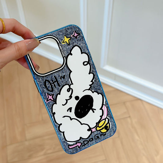 Limited iPhone Case | White Big Ears Dog