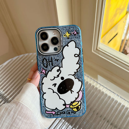 Limited iPhone Case | White Big Ears Dog