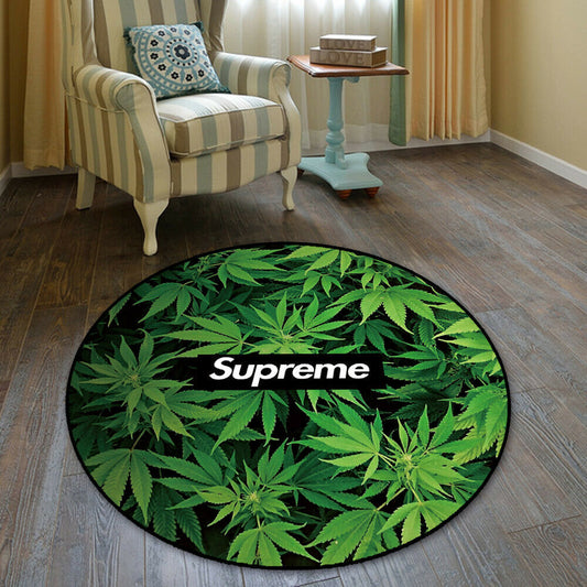 SPICEUP STUDIO | SU Trendy Round Area Rug 5 | Modern Living Room and Bedroom Carpet | Popular Social Media Style Rug