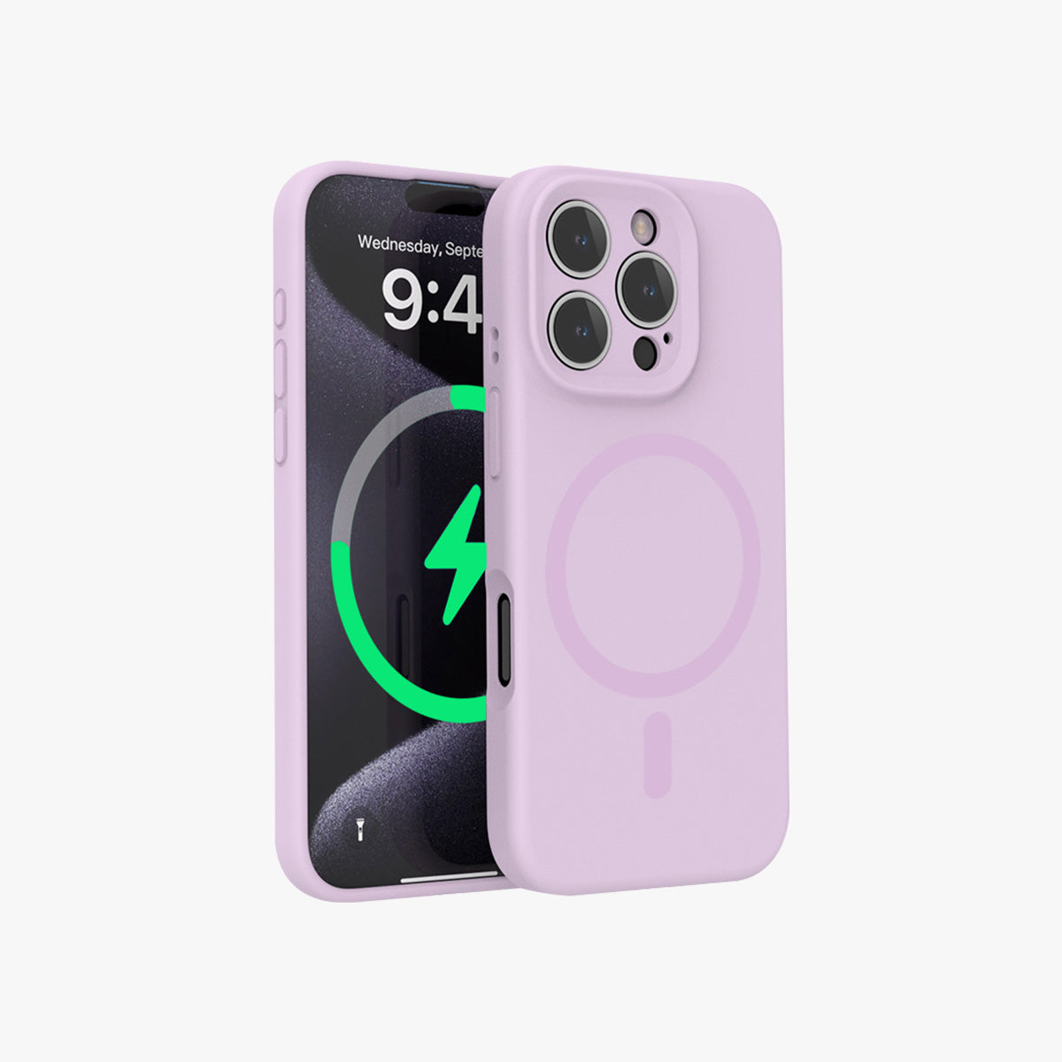 MagSafe Phone Case | Premium Magnetic Liquid Silicone Solid Color Phone Case with Precise Cutouts No.6-10